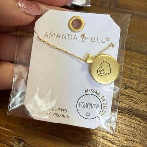 18k gold plated "Forgiven" Necklace